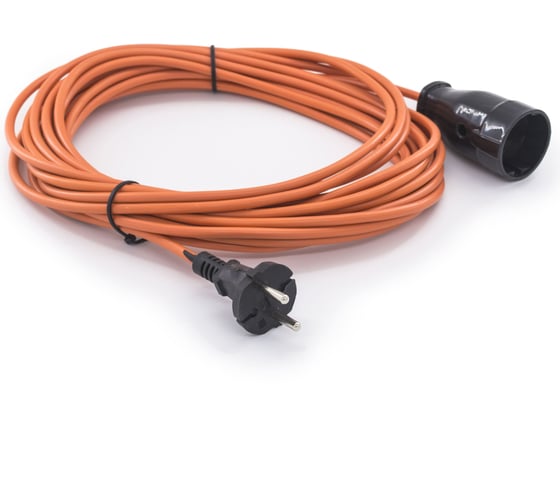 Изображение товара Удлинитель-шнур Very 1 розетка, ПВС 2x0,75мм², 10А, 2,2кВт, б/з, 10м, (шт.) 89-0-070