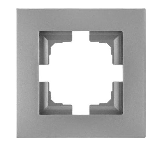 Изображение товара 1-местная рамка Bylectrica серия НОВЫЙ СТИЛЬ, ЮЛИГ.735212.551 серебро