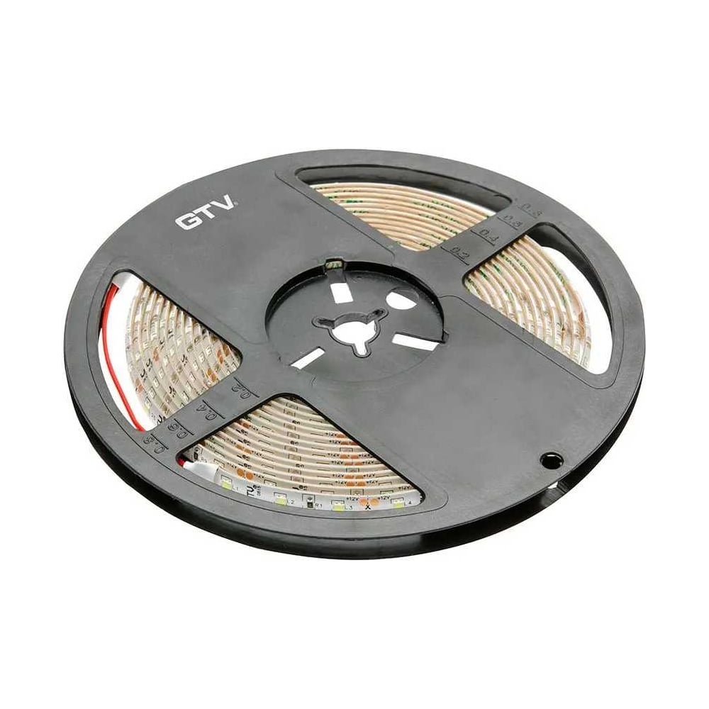 Изображение товара Светодиодная лента GTV 2835, 120 д/м, 10W, 12V, IP20, нейтральный белый, FLASH, 5 мм, открытая LD-2835-600-5MM-20-NE4