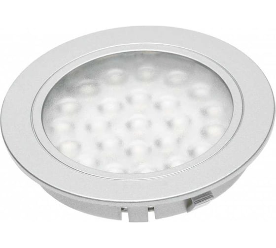 Изображение товара Точечный встраиваемый светодиодный светильник GTV Alvaro 1,7W, 12V, теплый белый LD-AL24CB-53