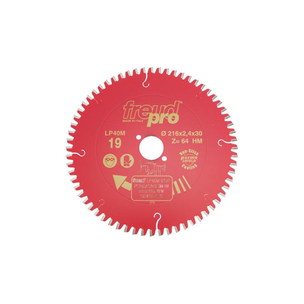 фото Диск пильный по дереву lp40m (216х30 мм; 64z) freud pro lp40m019