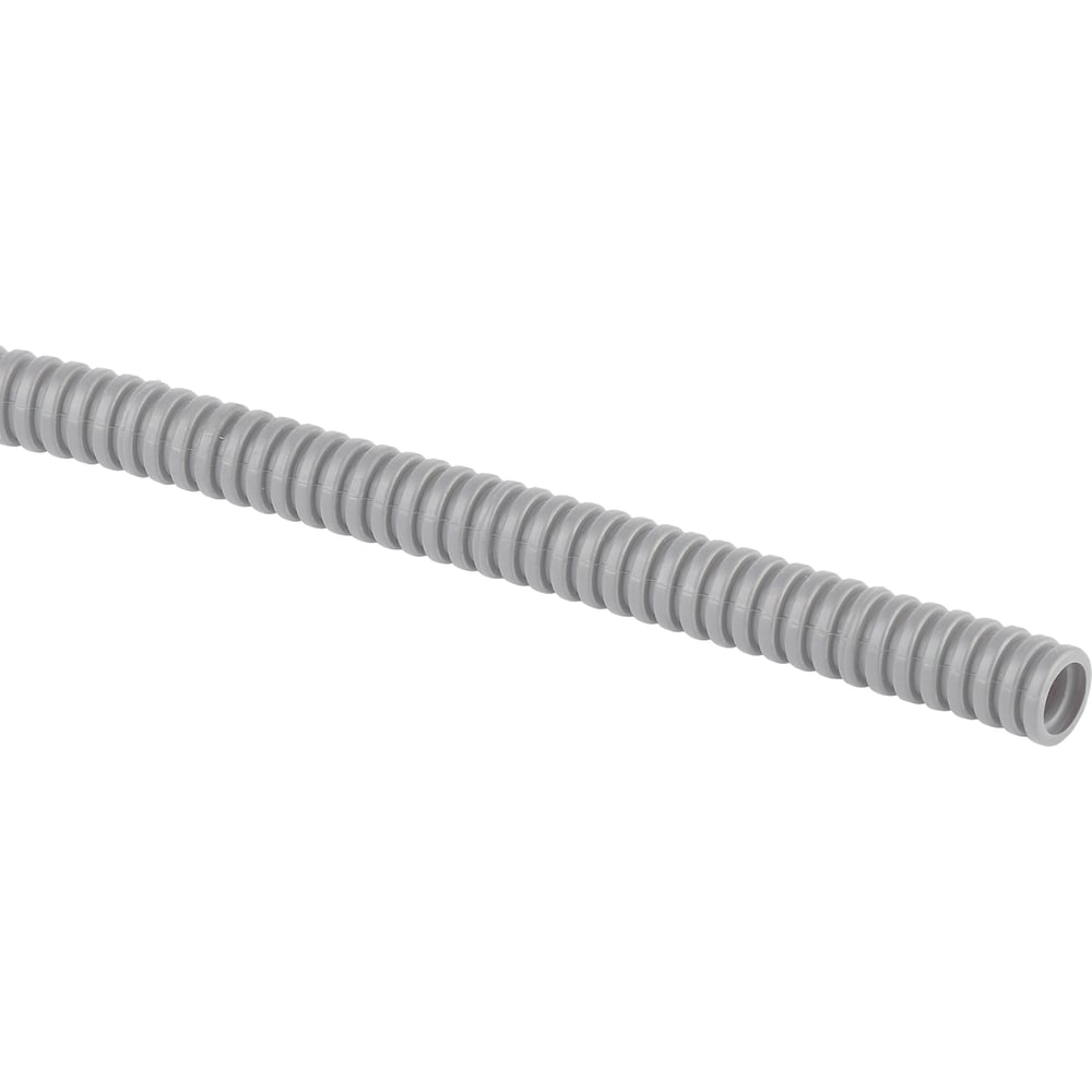 Изображение товара Гофрированная труба ЭРА ПВХ серый 20 мм 100 м с зондом Б0020110