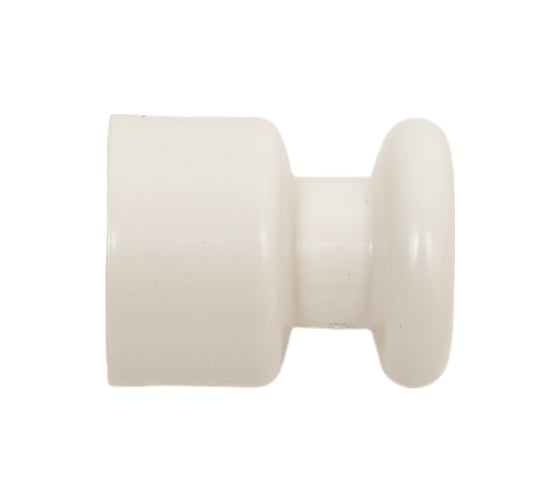 Изображение товара Изолятор для витых проводов Bylectrica, большой, уп.10шт., серия РЕТРО, белый, ЮЛИГ.757522.016