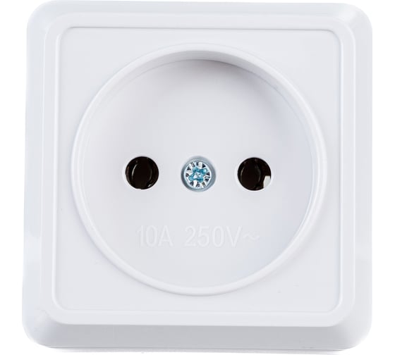 Изображение товара Розетка GENERICA ОКТАВА х1 нар.б/з бел. ERO10-K01-10-DC