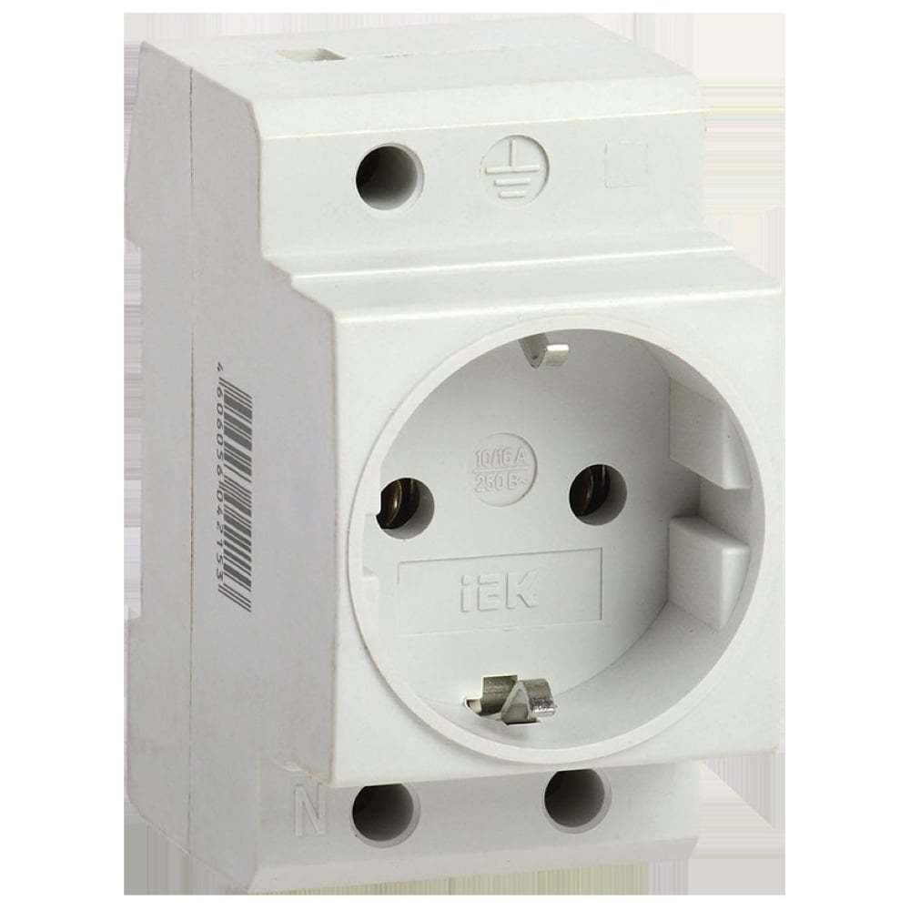 Изображение товара Силовая розетка IEK РАр10-3-ОП с заземляющим контактом SHUKO ИЭК MRD10-16