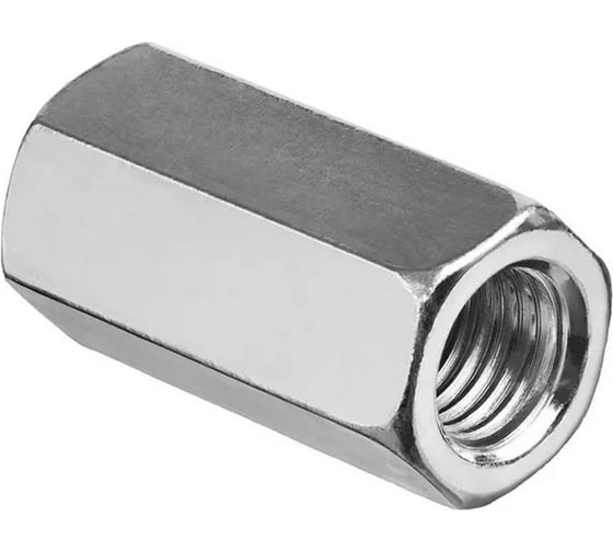 Изображение товара Соединительная гайка Метиз-Эксперт М20 оц DIN 6334 уп. 20 шт. НФ-00008885