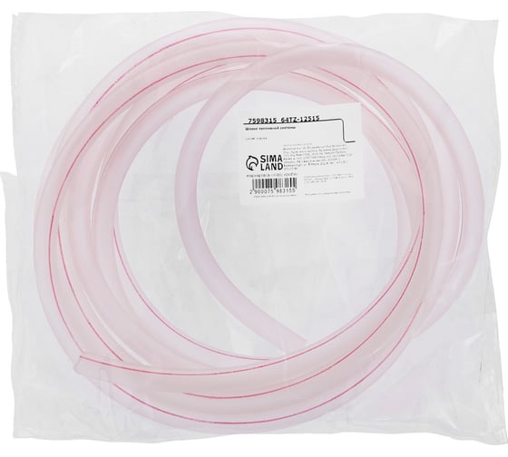 Изображение товара Шланг топливной системы СИМАЛЕНД 5 м, d 8, посадочный 5 мм, прозрачный 7598315