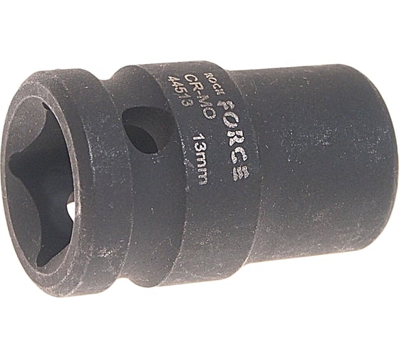 Изображение товара Головка торцевая 6-гранная ударная 13 мм, 1/2", L=40 мм ROCKFORCE RF-44513(810)
