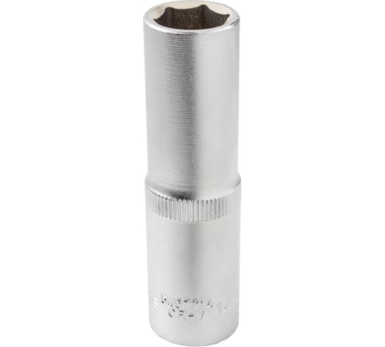 Изображение товара Торцевая головка Rockforce 14мм 1/2" 6-гранная глубокая L=75мм RF-5457714(11563)