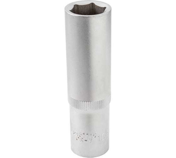 Изображение товара Головка торцевая 6-гранная 15 мм, 1/2", глубокая L=75 мм ROCKFORCE RF-5457715(11564)