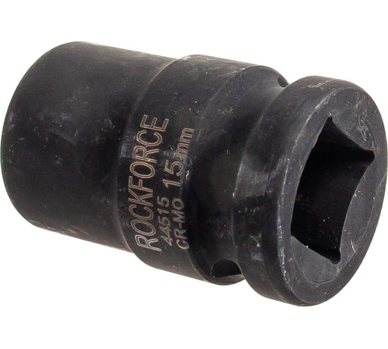 Изображение товара Головка торцевая 6-гранная ударная 15 мм, 1/2", L=40 мм ROCKFORCE RF-44515(805)
