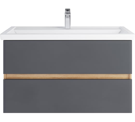 Изображение товара Подвесная тумба Sanstar Инфинити 100 с раковиной фостер 100 (комплект)  412.1-1.4.1.КФОС