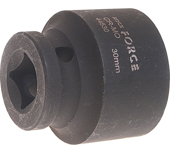 Изображение товара Головка торцевая 6-гранная ударная 30 мм, 1/2", L=43 мм ROCKFORCE RF-44530(3437)