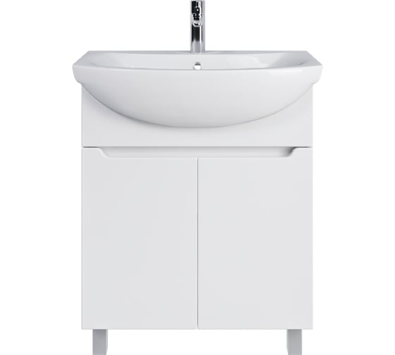 Изображение товара Тумба напольная Sanstar Лайн 70 Без раковины для ванной комнаты, белая 132.1-1.5.1 132.1-1.5.1