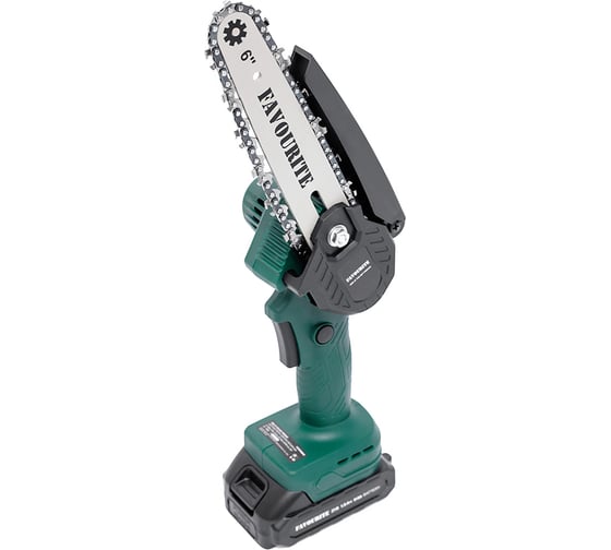 Изображение товара Цепная аккумуляторная пила FAVOURITE OBS 21 TG6 SET PROMO 21 В, 1,5 Ач, 37 154042216