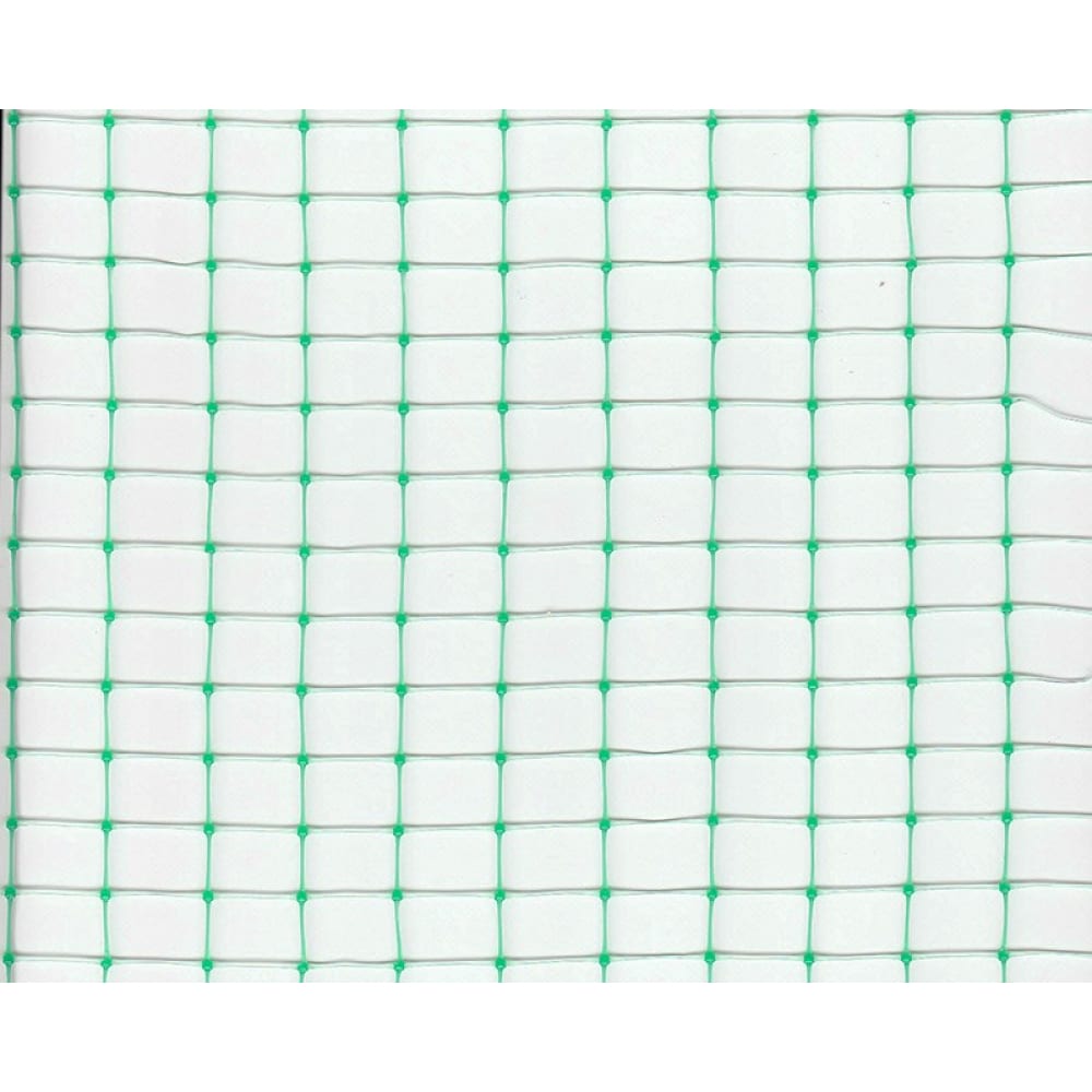Пластиковая сетка ПРОТЭКТ сетка садовая пластмасса ячейка 15 х 15 мм квадратная 100х2000 см серая зеленый луг удачная