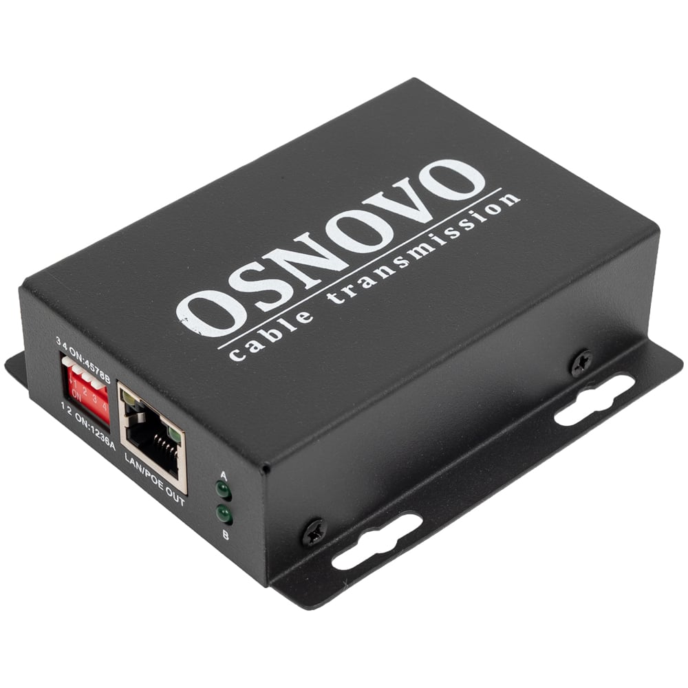 Изображение товара PoE удлинитель OSNOVO E-PoE 1А 10M 100M Ethernet питание по PoE