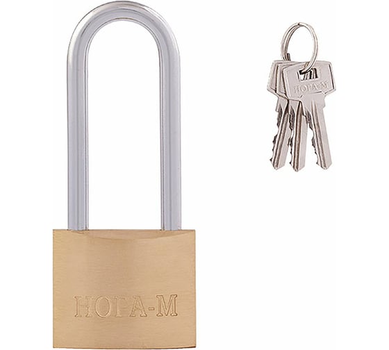 Изображение товара Навесной замок НОРА-М ЗН-210-40 мм 3кл. 6699