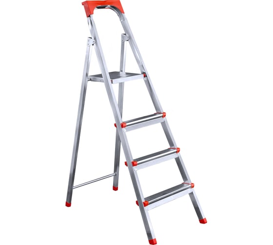 Изображение товара Стальная оцинкованная стремянка Perilla Ufuk 4 ступени 122104