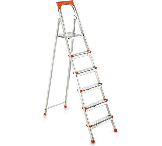 Изображение товара Оцинкованная стремянка Perilla Ufuk 6 ступеней, стальная 122106