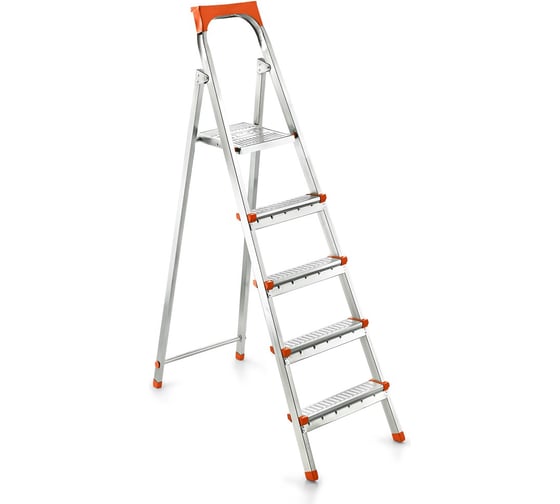 Изображение товара Оцинкованная стремянка Perilla Ufuk 5 ступеней, стальная 122105