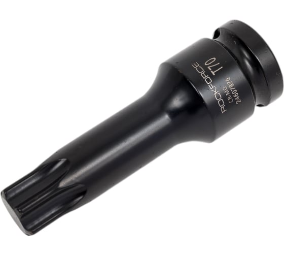 Изображение товара Головка-бита TORX ударная 1/2", T70 ROCKFORCE RF-24607870(29390)