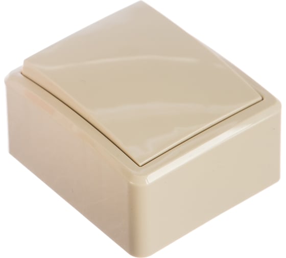 Изображение товара Переключатель ЭРА 11-1203-02 10АХ-250В, IP20, ОУ, Эксперт, сл.кость Б0020661