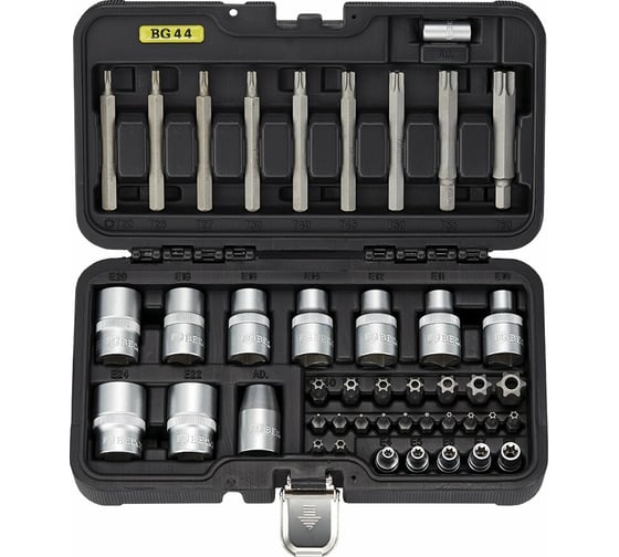 Изображение товара Набор бит и торцевых головок TORX 44 предмета Berger BG BG044-1214