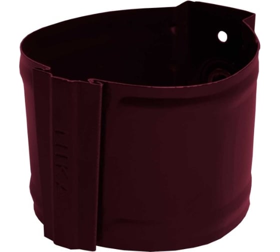 Изображение товара Круглый держатель трубы NIKA RAL 3005 вишневый, кирпич В0000019176