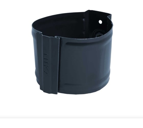 Изображение товара Круглый держатель трубы NIKA RAL 7024 серый, кирпич В0000020429