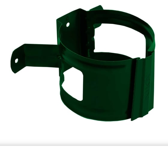 Изображение товара Круглый держатель трубы NIKA RAL 6005 темно-зеленый, дерево В0000019285