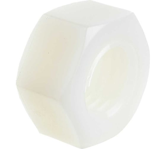 Изображение товара Шестигранная гайка DINFIX DIN 555, М 12, полиамидная (пластиковая), 2 шт. 00-0004013