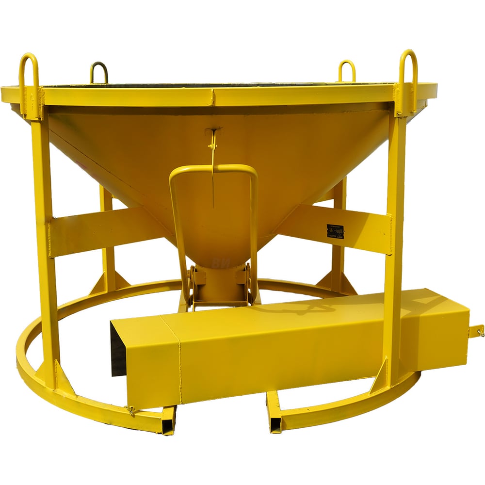 Изображение товара Бадья для бетона с лотком Промышленник БН-1,0Н профессиональный строительный инвентарь