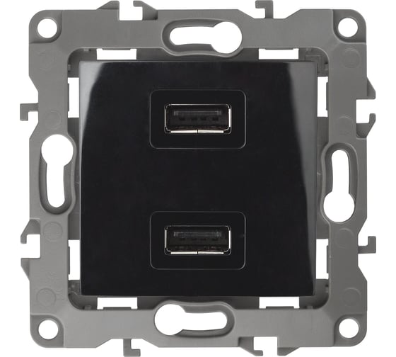 Изображение товара Зарядное устройство USB ЭРА 12-4110-06 230В/5В-2100мА, IP20, 12, чёрный Б0027496