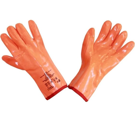 Изображение товара Защитные утепленные нефтеморозостойкие перчатки ООО Комус пвх, манжет раструб, р.11 1683559