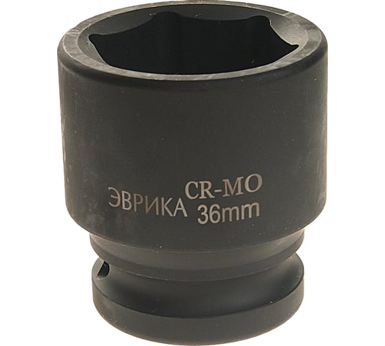 Изображение товара Головка торцевая Эврика 36мм 3/4 6-гранная ударная L=60мм ER-95924 940429