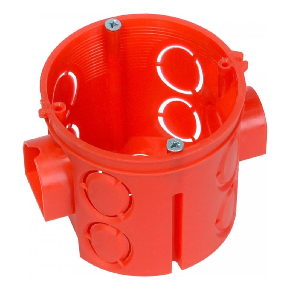 Изображение товара Установочная коробка Промрукав углубленная безгалогенная HF 68х62 с саморезами 80-0510С