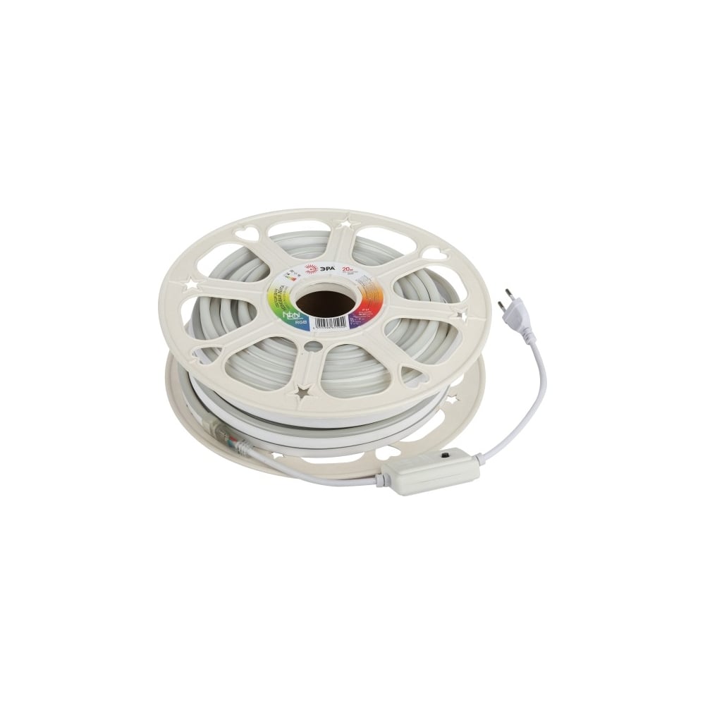 Изображение товара Светодиодная неоновая лента ЭРА n5050 72-ip67-220v 20м RGB IP67 водонепроницаемая