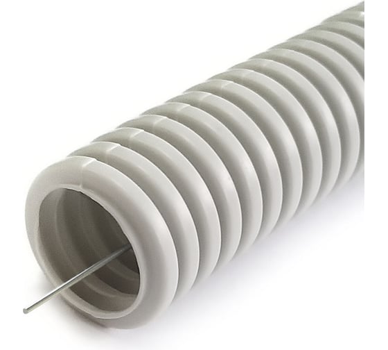 Изображение товара Гофрированная труба Промрукав ПНД лёгкая 350 Н безгалогенная HF стойкая д25 50м PR02.0131