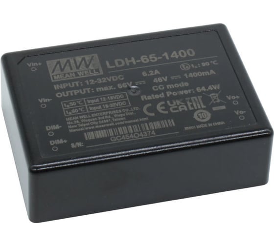 Изображение товара Модульный преобразователь Mean Well LDH-65-1400 DC-DC Т03631613