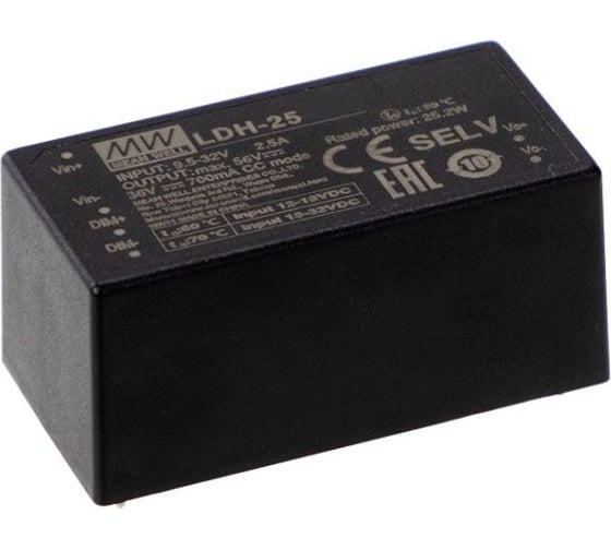 Изображение товара Модульный преобразователь Mean Well LDH-25-250 DC-DC Т03631604