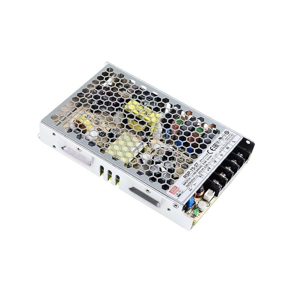 Изображение товара Источник питания Mean Well RSP-75-15 AC-DC 75Вт 15В без вентилятора компактный