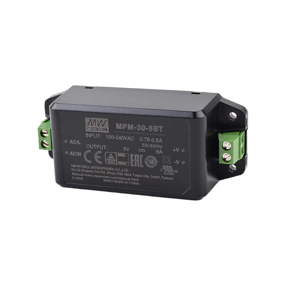 Изображение товара Медицинский источник питания Mean Well MPM-30-5ST AC-DC