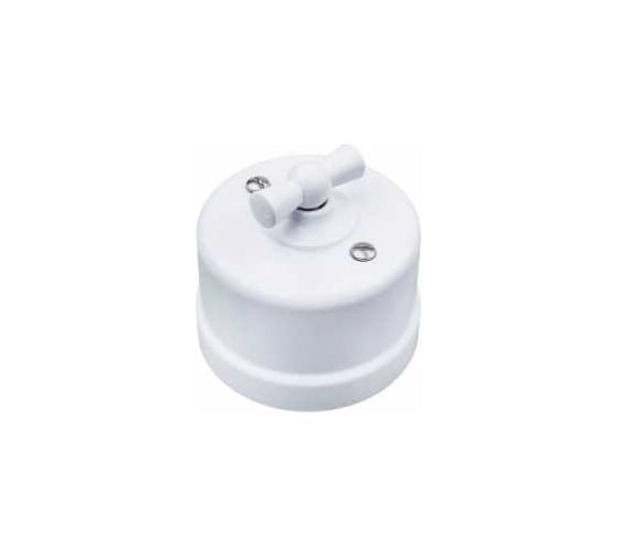 Изображение товара Проходной выключатель Electraline на два положения, белый В1-202-21