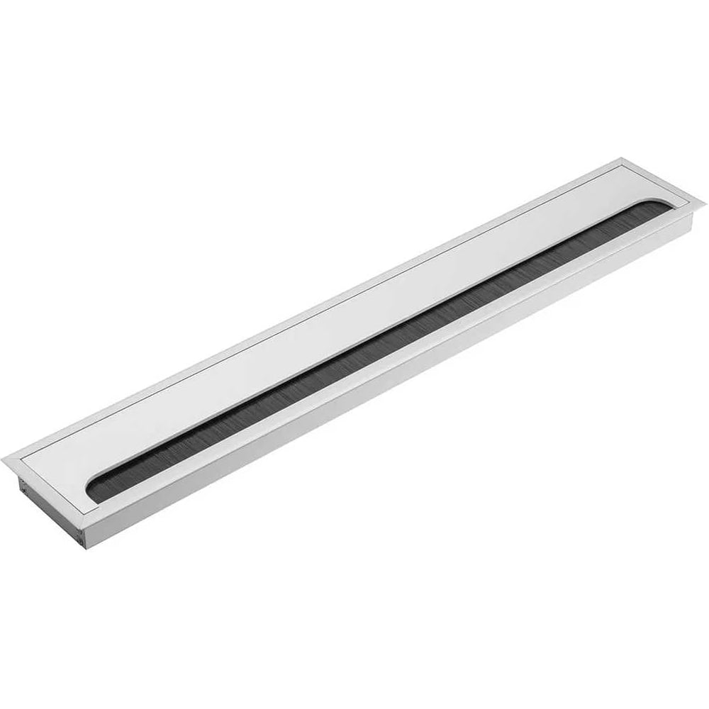 Изображение товара Пропуск для кабеля GTV Merida 80x500 алюминиевый щеточный ввод