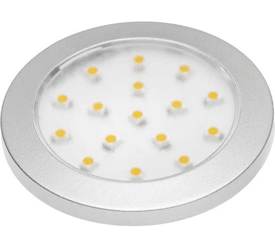 Изображение товара Точечный накладной светодиодный светильник GTV Lumino 1,5W, 12V, алюминий, холодный белый LD-LU16ZB-53