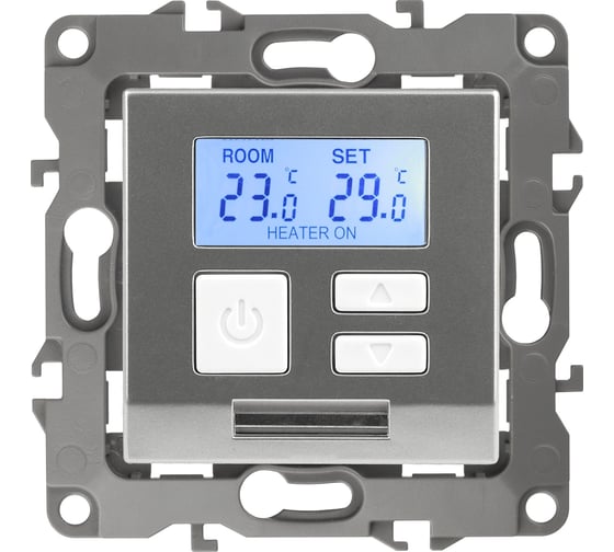 Изображение товара Терморегулятор универсальный 230В, Imax16А, IP20, алюминий ЭРА 12-4111-03 Б0031273