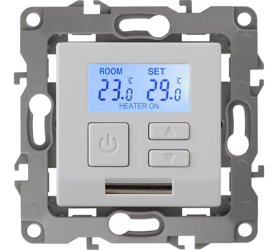 Изображение товара Терморегулятор универсальный 230В, Imax16А, IP20, белый ЭРА 12-4111-01 Б0031271