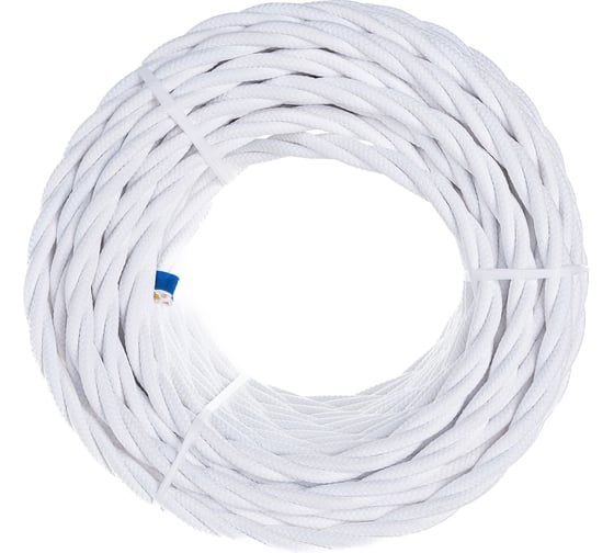 Изображение товара Витой провод-ретро Electraline 3х1,5 белый В1-434-71-20