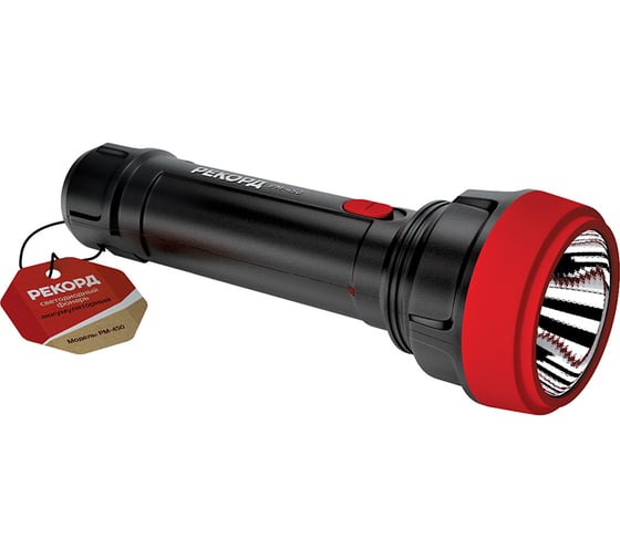 Изображение товара Аккумуляторный светодиодный фонарь РЕКОРД PM-450, черный 23204